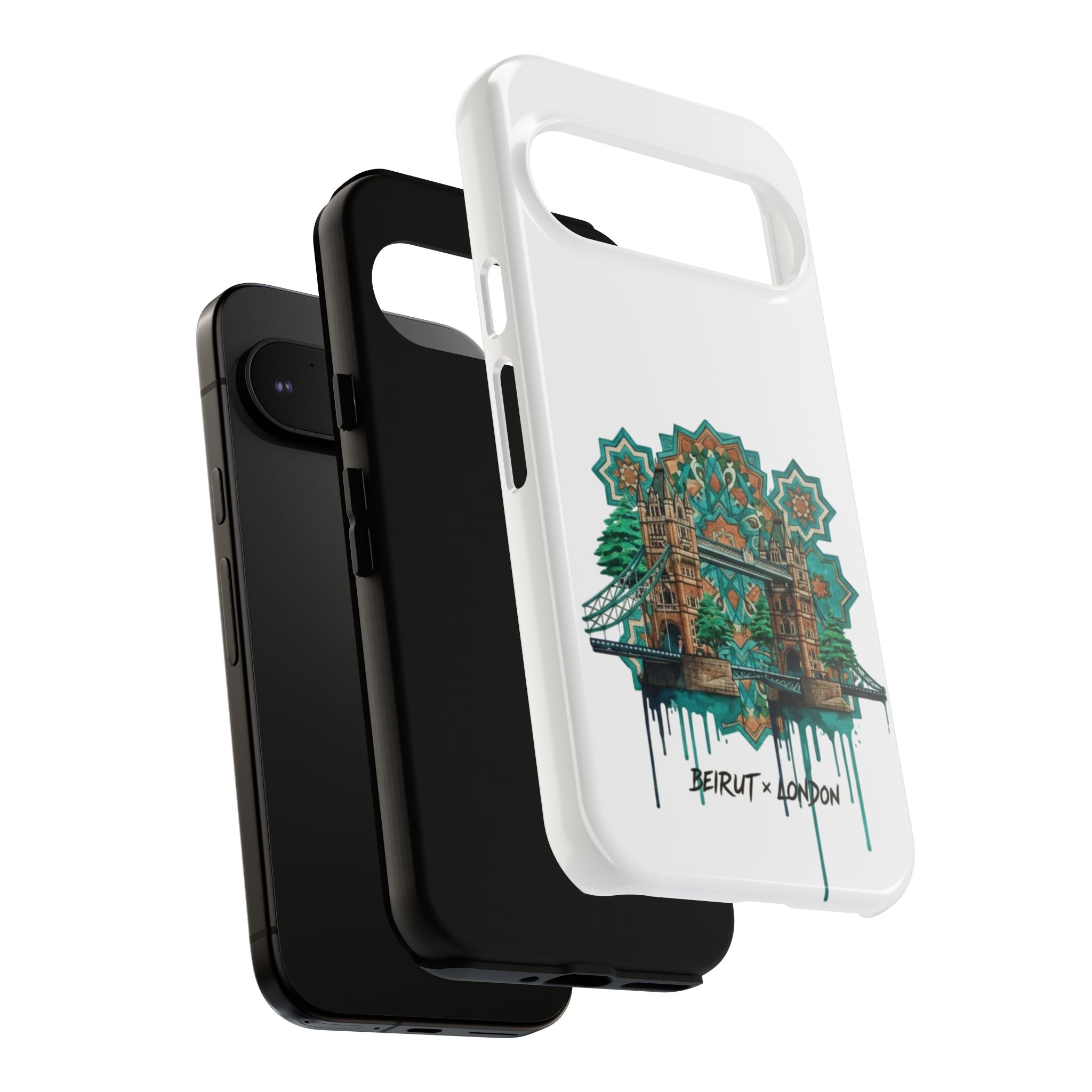 Beirut x London Ornate Phone Case — Turquoise Mosaic Gateway Design