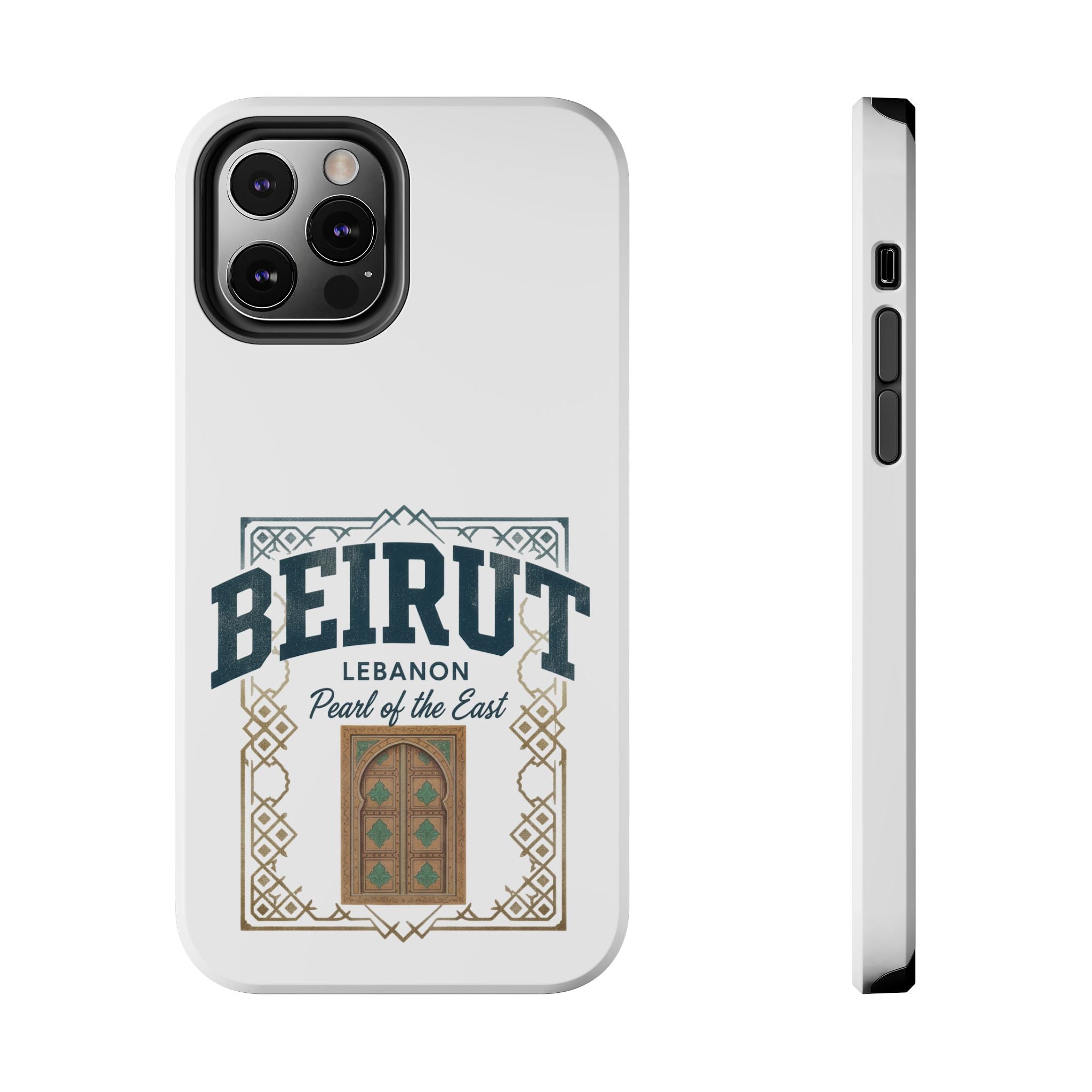 Beirut Lebanon Tough Phone Case — 'Pearl of the East' Vintage Door Design