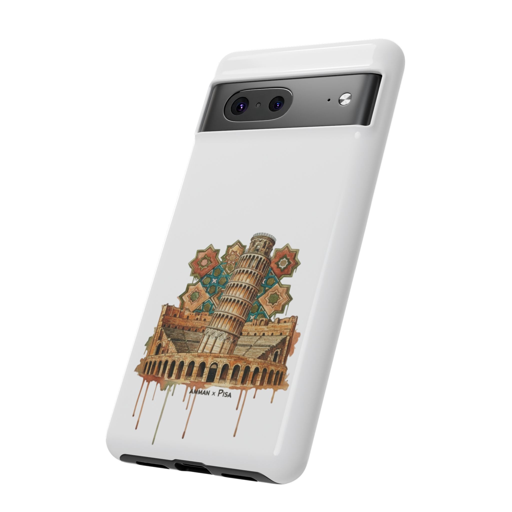 Leaning Tower Tough Phone Case — Vintage Pisa Travel Design
