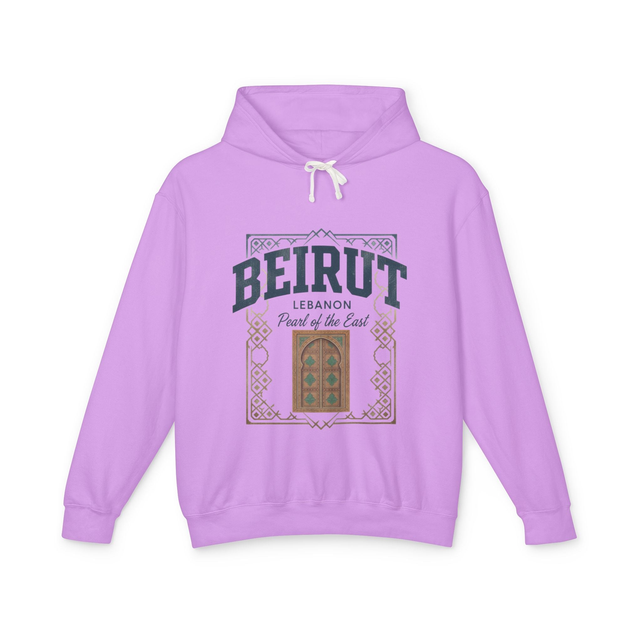 Beirut Vintage Door Hoodie — Lebanon "Pearl of the East" Travel Sweatshirt