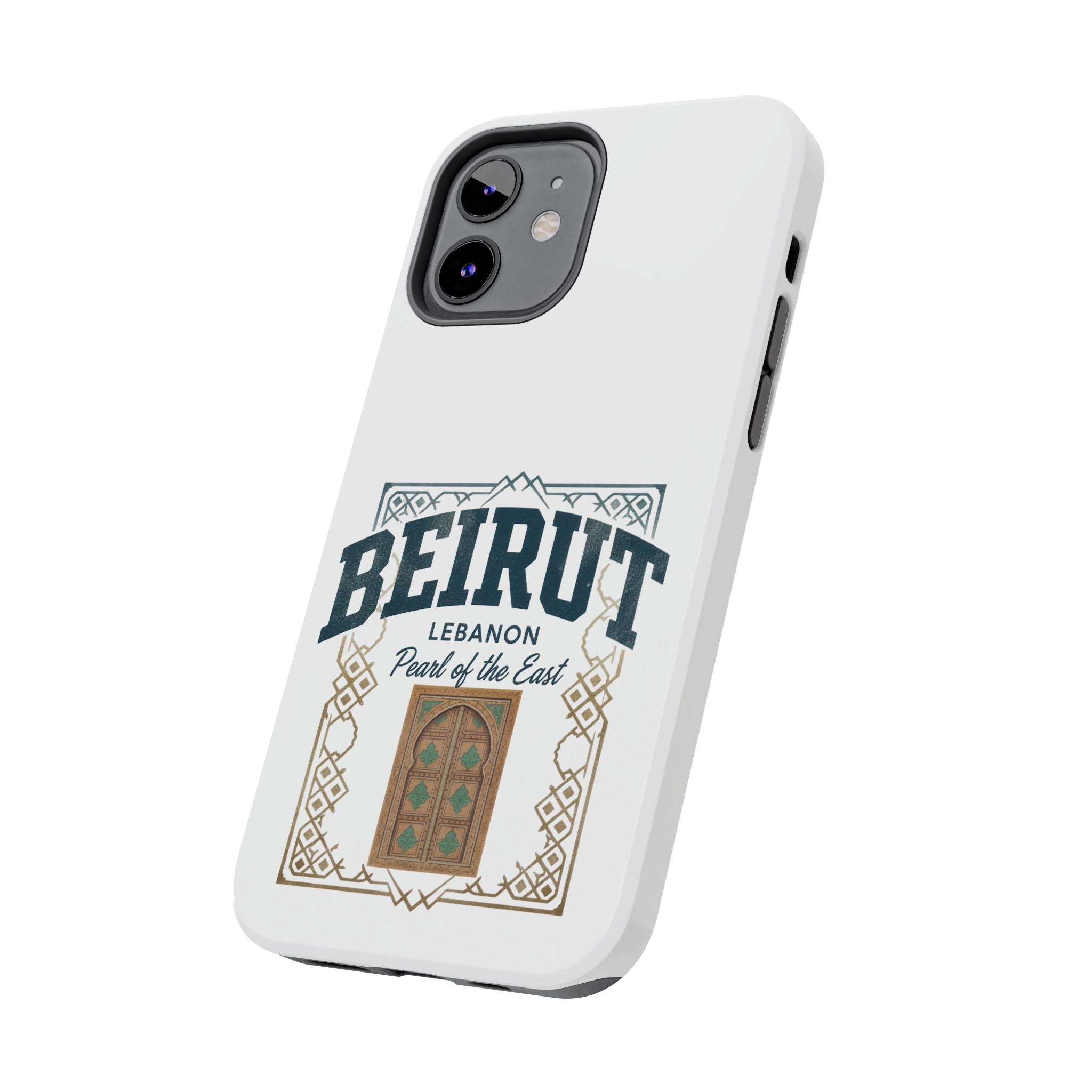 Beirut Lebanon Tough Phone Case — 'Pearl of the East' Vintage Door Design