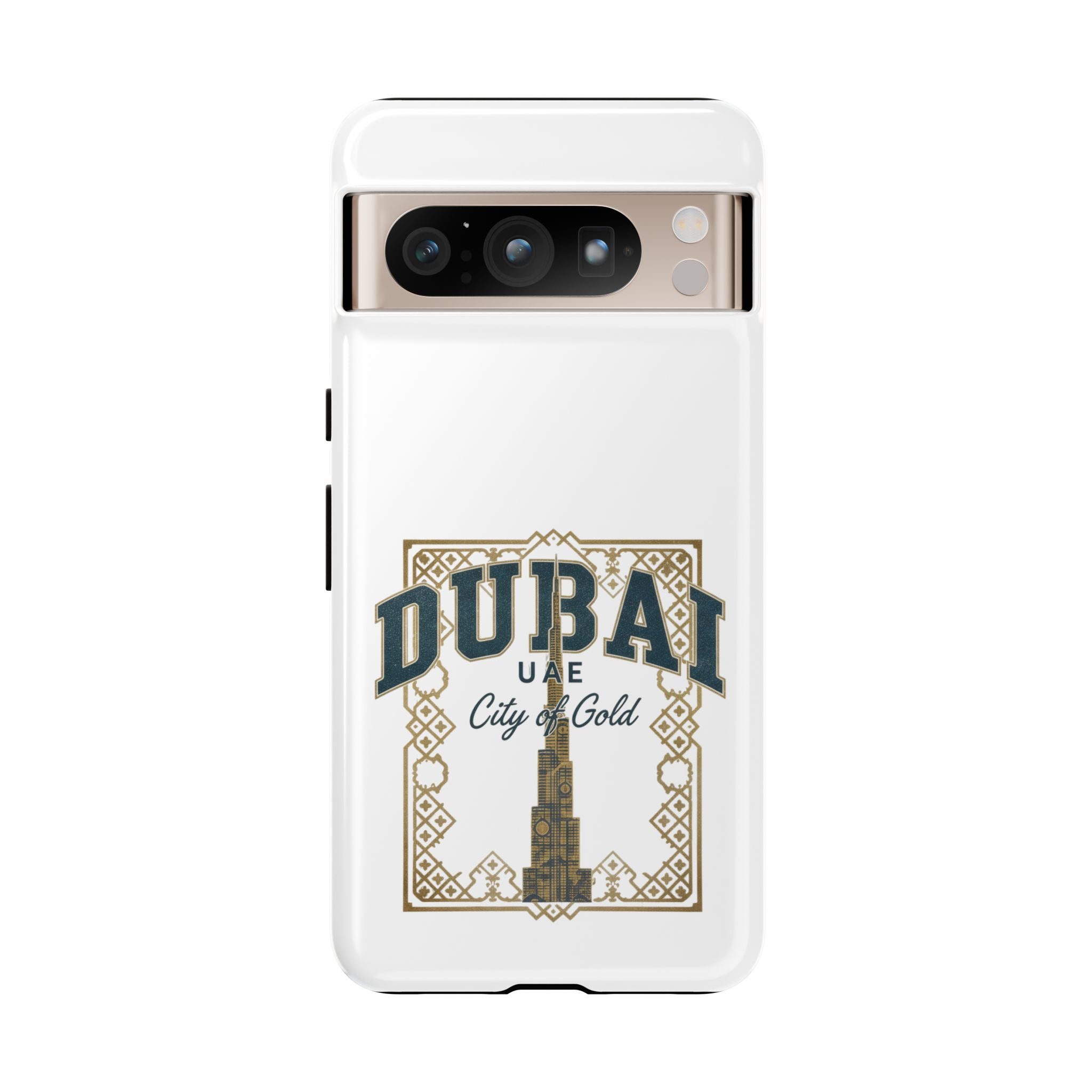 Dubai City of Gold Tough Phone Case — Protective Travel Phone Cover