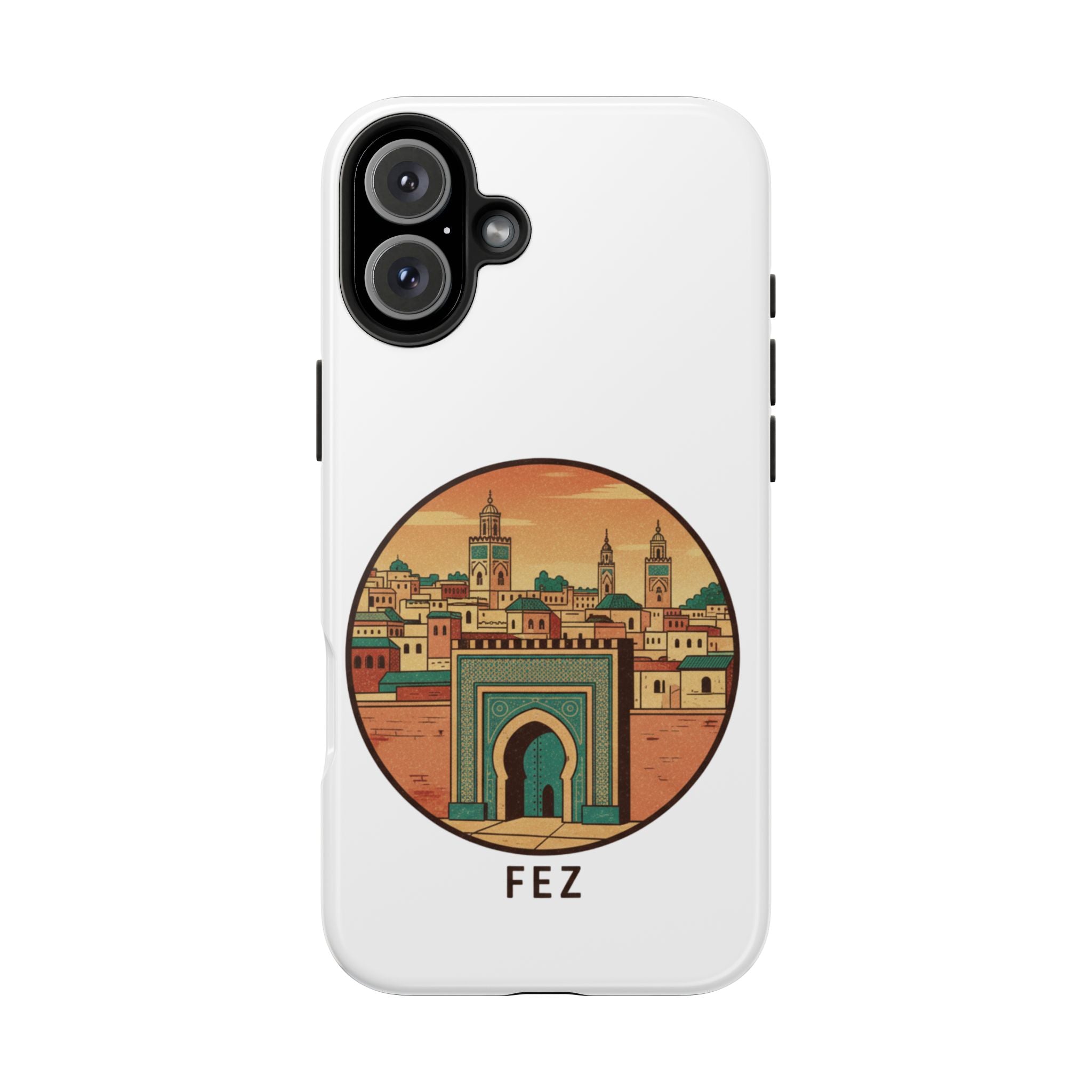 Fez City Tough Phone Case — Moroccan Archway Travel Phone Case