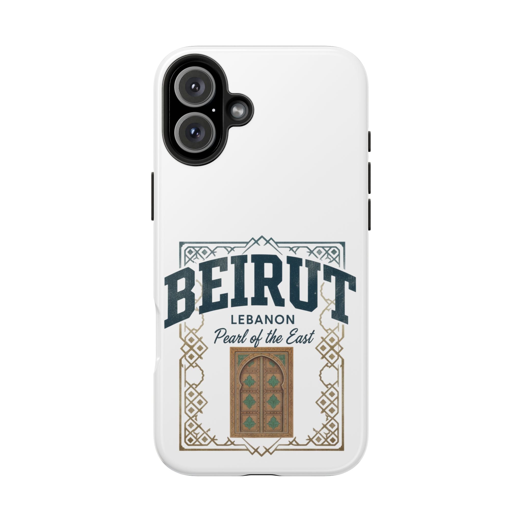 Beirut Lebanon Tough Phone Case — 'Pearl of the East' Vintage Door Design