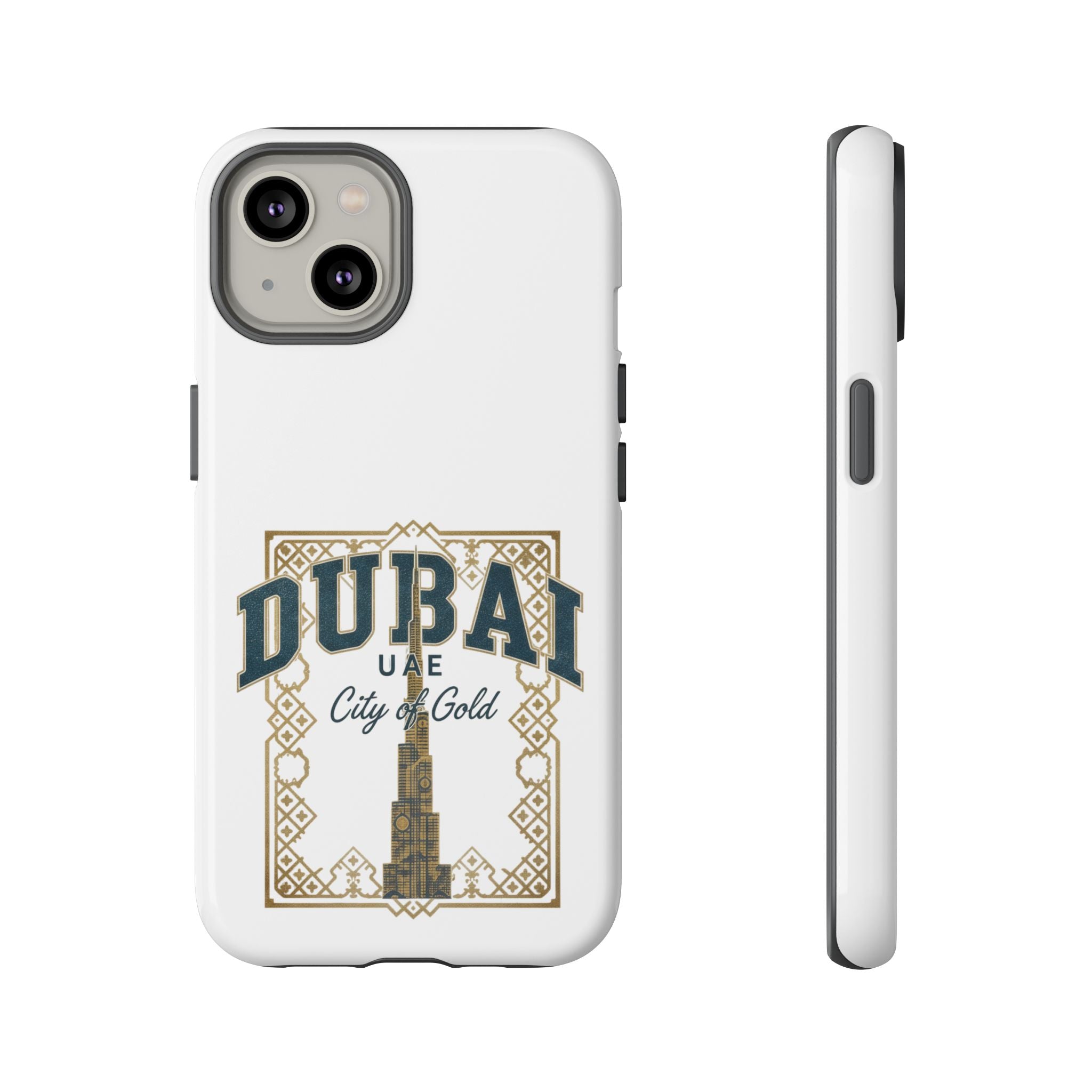 Dubai City of Gold Tough Phone Case — Protective Travel Phone Cover