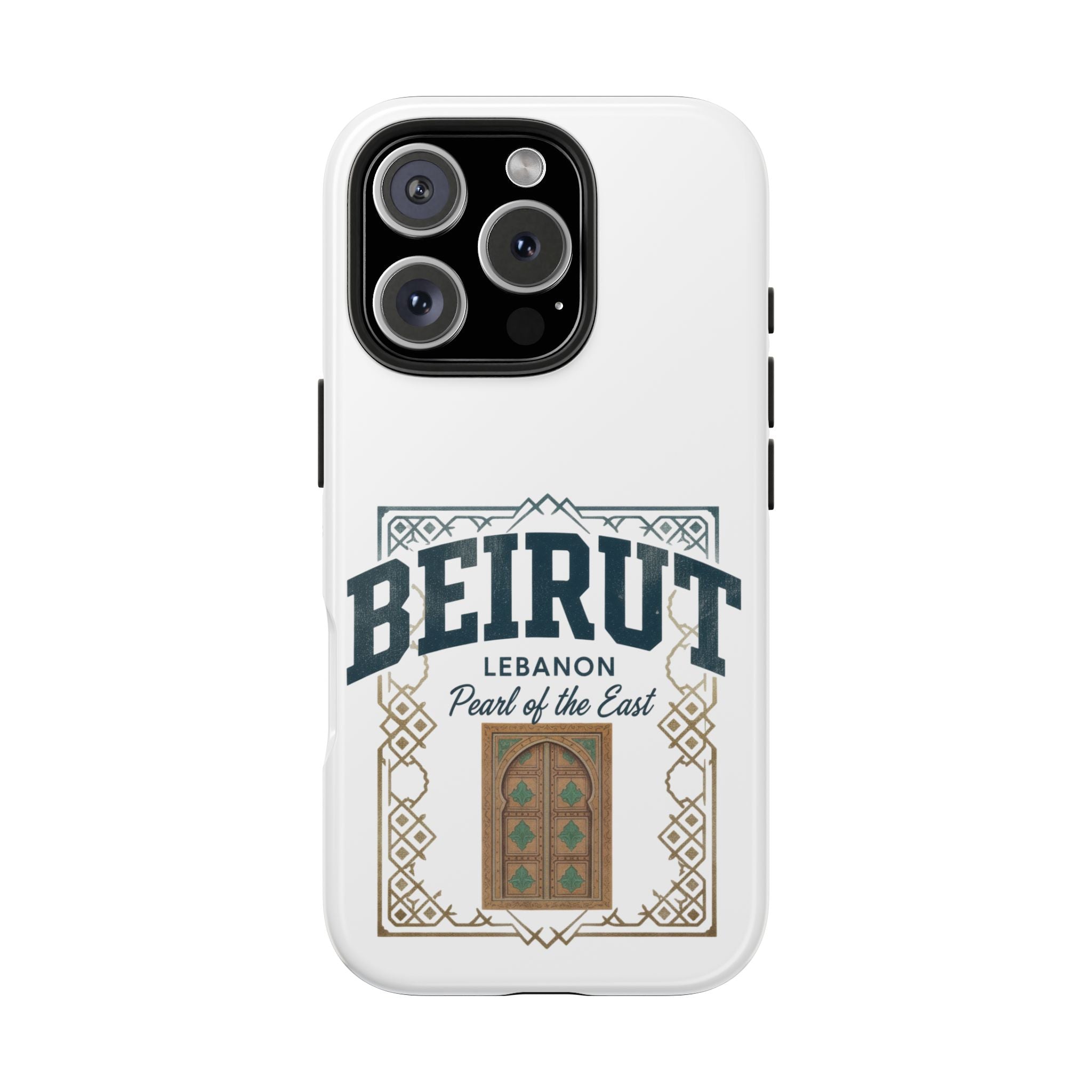 Beirut Lebanon Tough Phone Case — 'Pearl of the East' Vintage Door Design