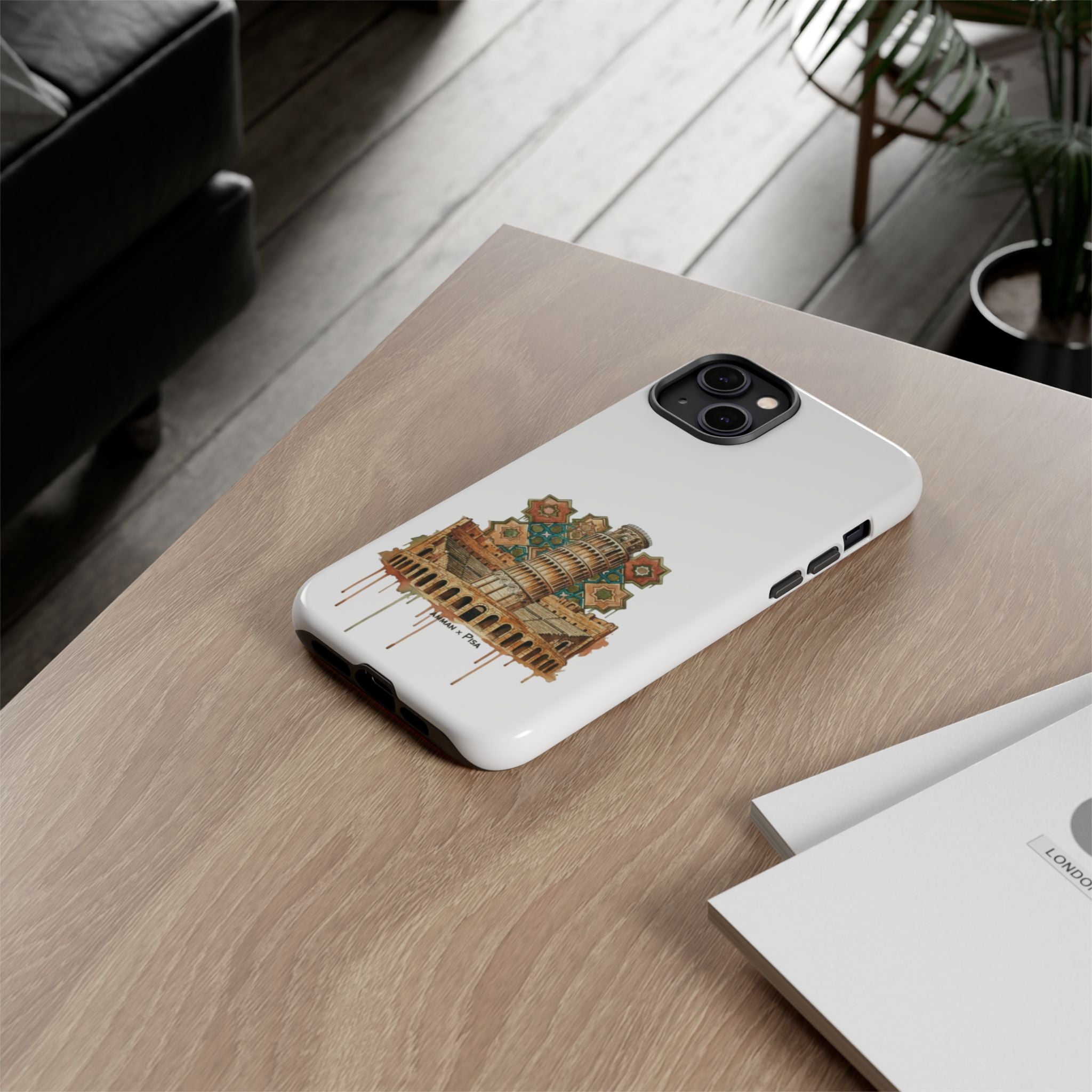 Leaning Tower Tough Phone Case — Vintage Pisa Travel Design