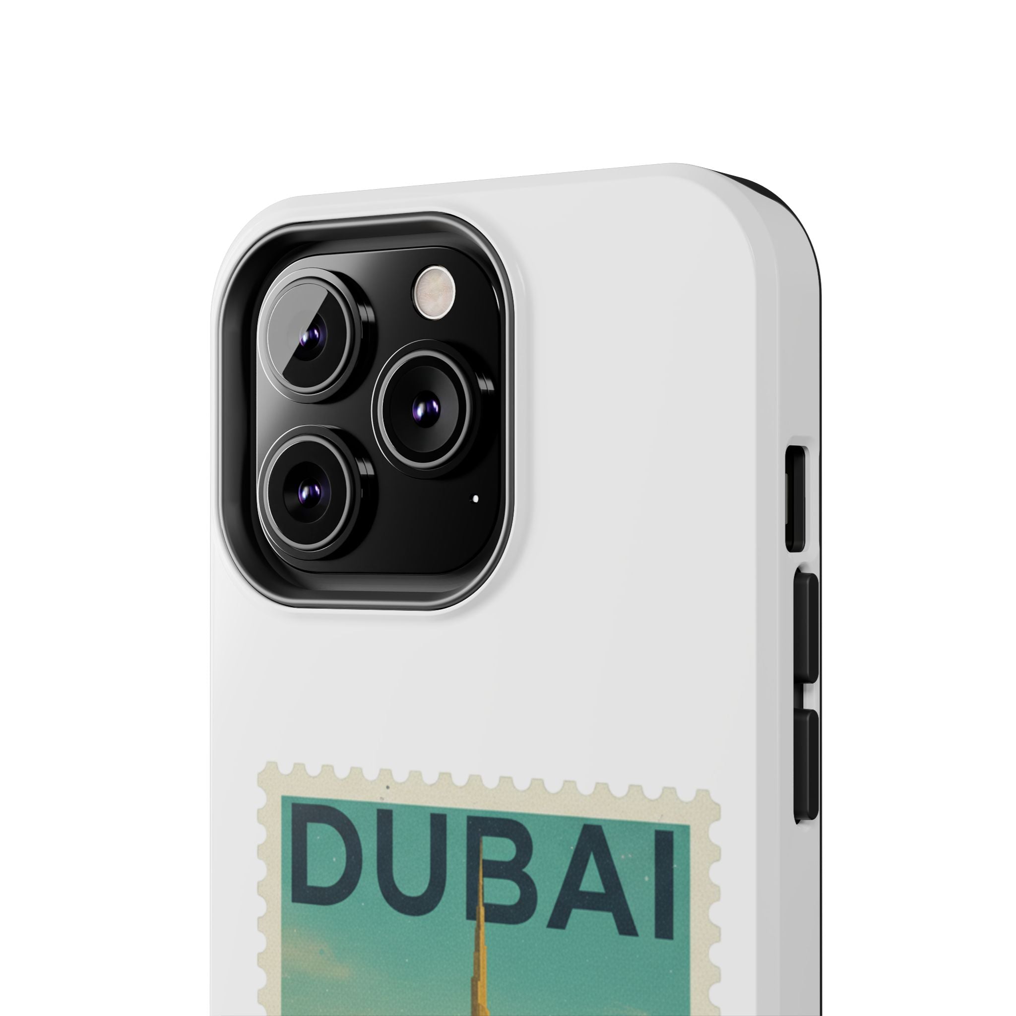 Dubai Postage Stamp Phone Case — Travel-Inspired Tough iPhone Case