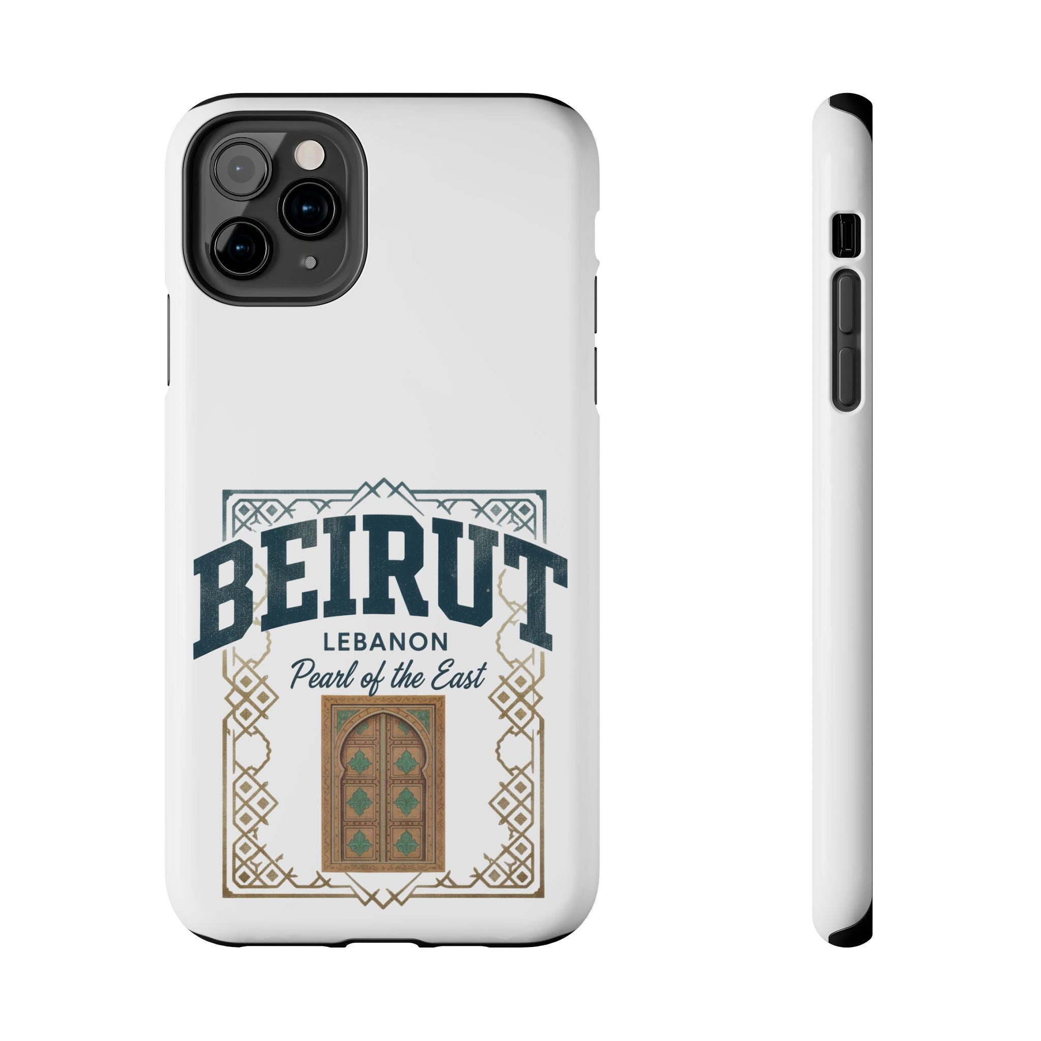 Beirut Lebanon Tough Phone Case — 'Pearl of the East' Vintage Door Design