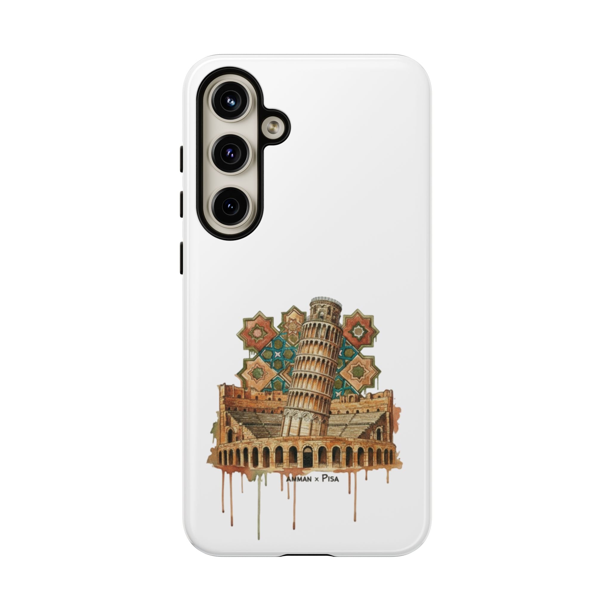 Leaning Tower Tough Phone Case — Vintage Pisa Travel Design