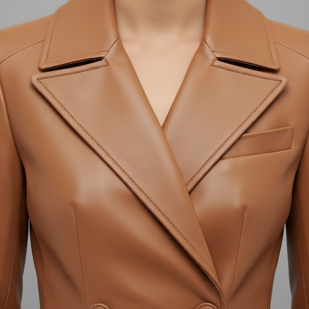 Lapel collar detail