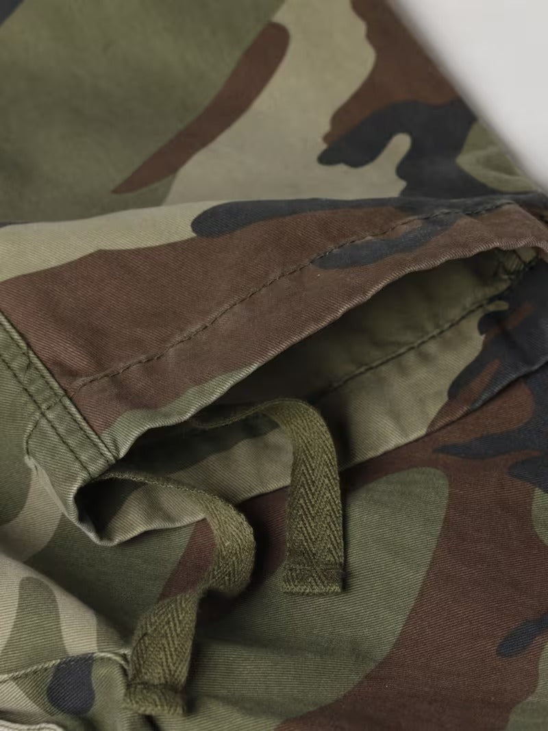 Camouflage Print Tactical Pants with 8 Pockets