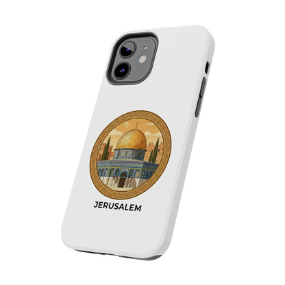 Jerusalem Dome Tough Phone Case — Golden Dome of the Rock Illustration