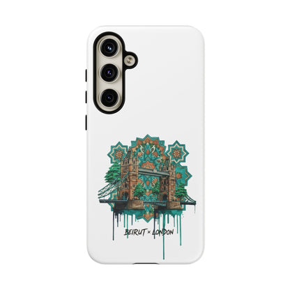 Beirut x London Ornate Phone Case — Turquoise Mosaic Gateway Design