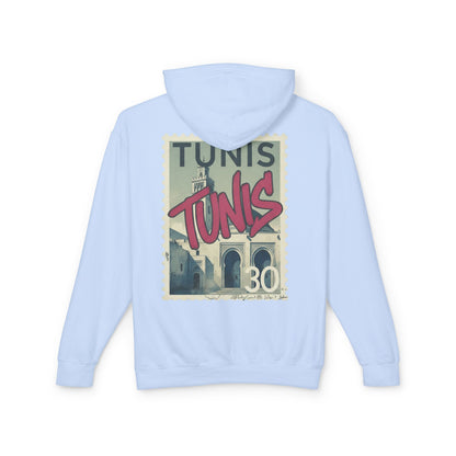 Tunis Vintage Stamp Hooded Sweatshirt