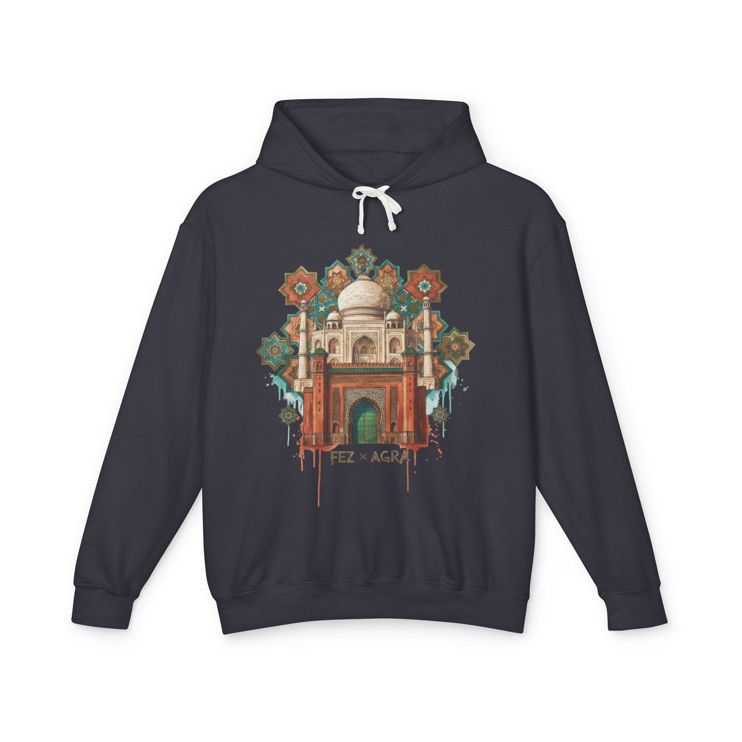 Beirut Souk Floral Hoodie — Lebanon Architectural Art Pullover