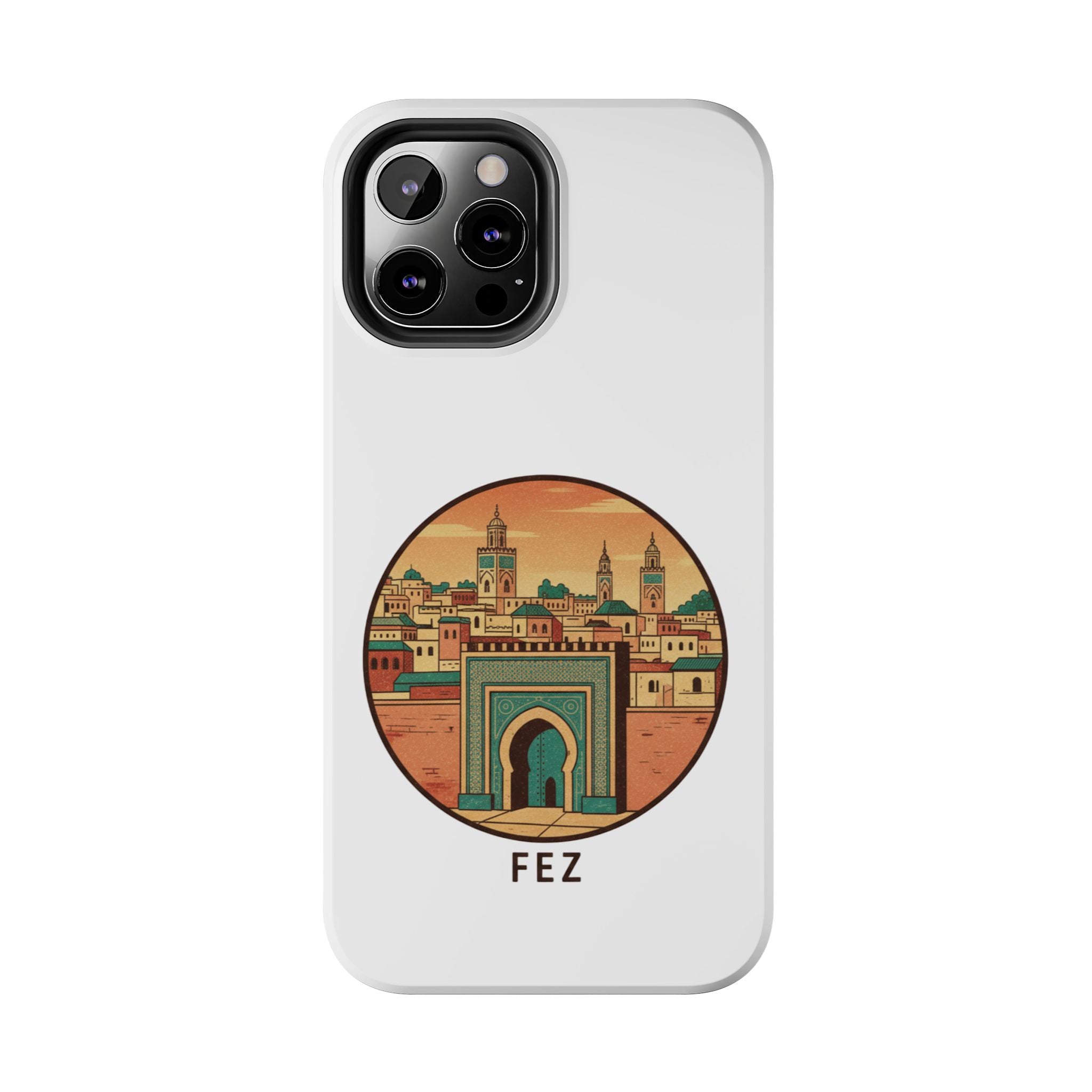 Fez City Tough Phone Case — Moroccan Archway Travel Phone Case