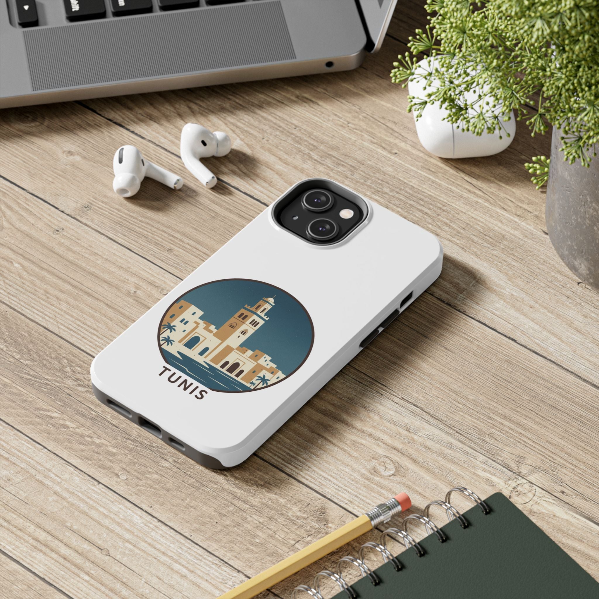 Tunis Cityscape Phone Case — Tough Protective iPhone Case