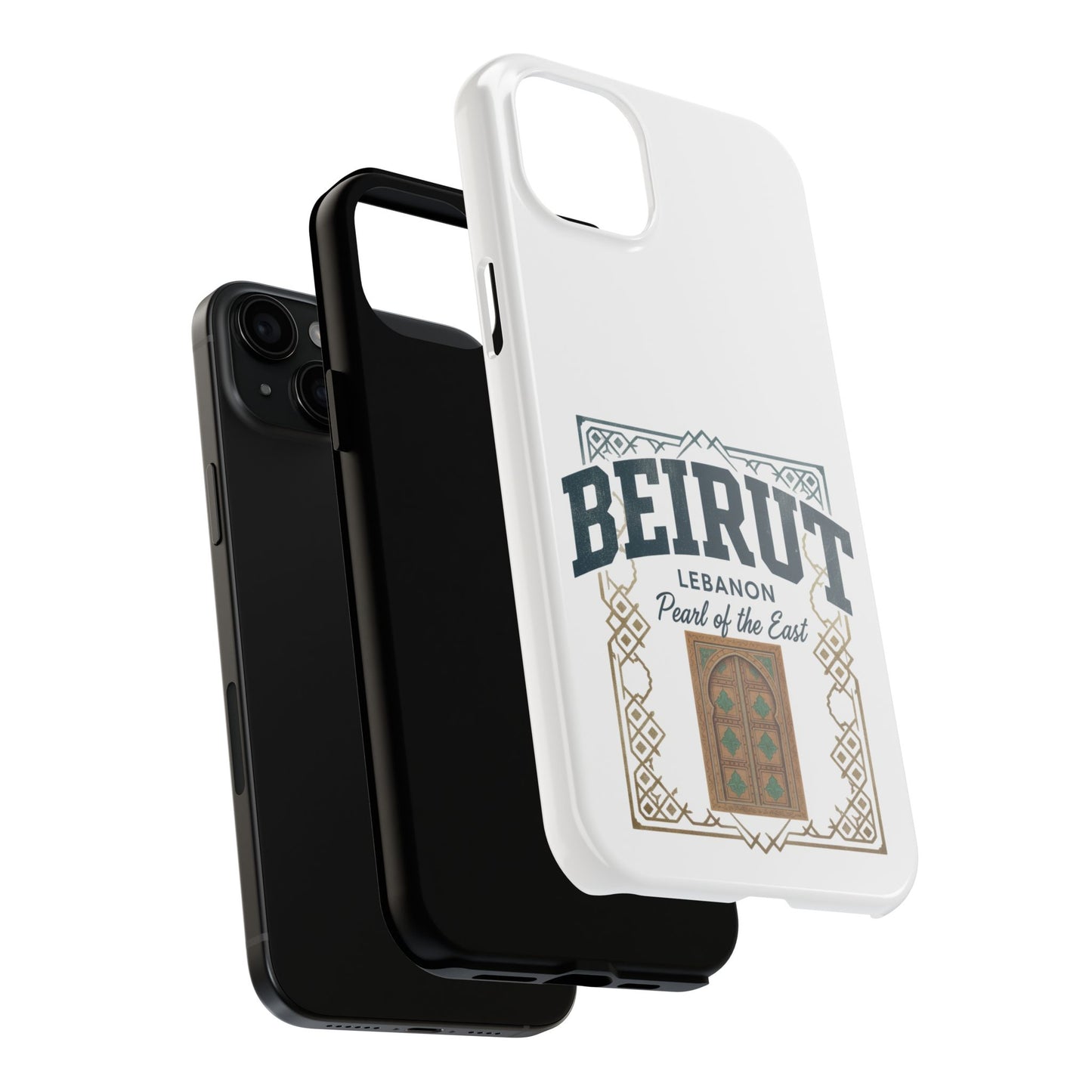 Beirut Lebanon Tough Phone Case — 'Pearl of the East' Vintage Door Design