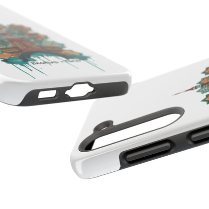 Coque de téléphone résistante — Illustration fusion Bagdad x Tokyo