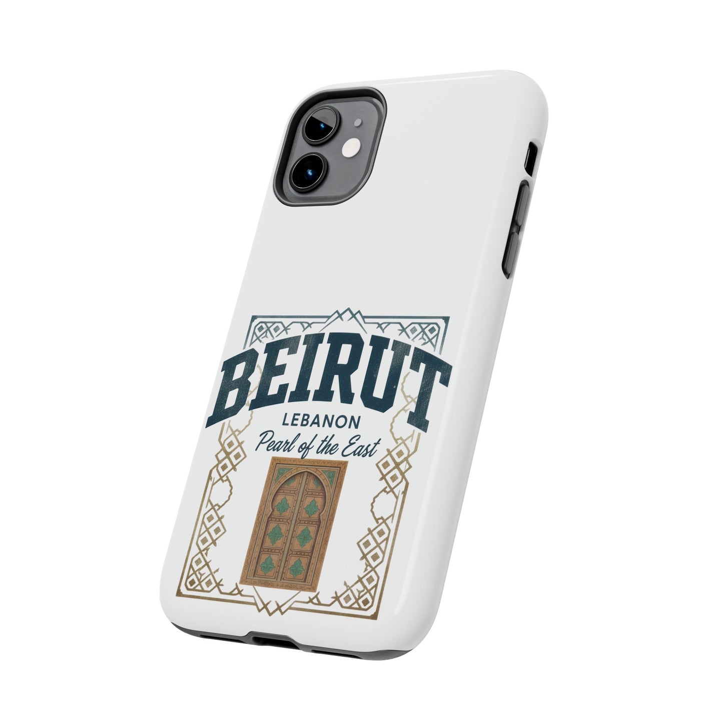 Beirut Lebanon Tough Phone Case — 'Pearl of the East' Vintage Door Design