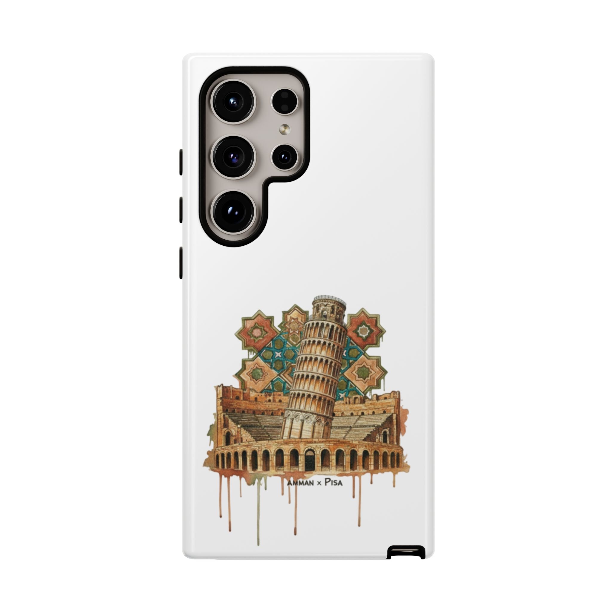 Leaning Tower Tough Phone Case — Vintage Pisa Travel Design