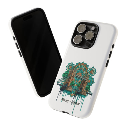Beirut x London Ornate Phone Case — Turquoise Mosaic Gateway Design