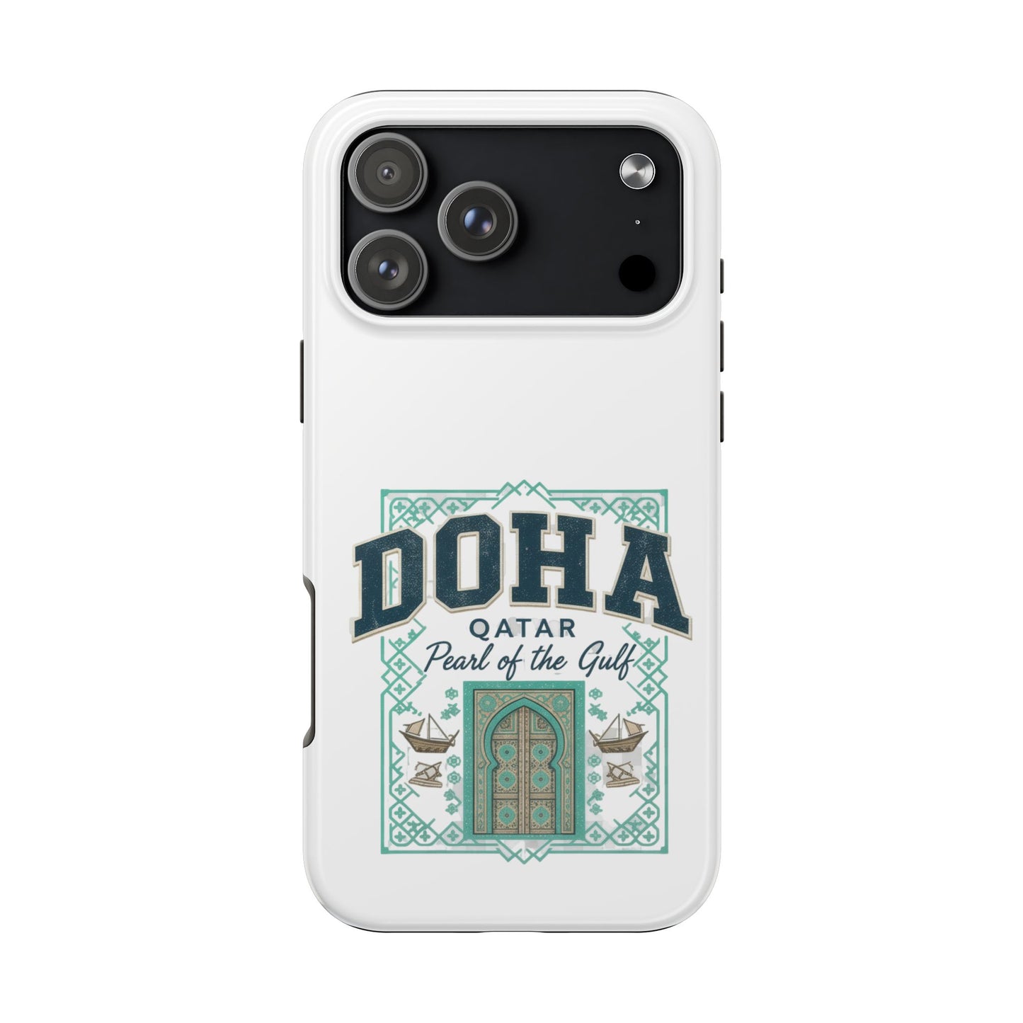Étui de téléphone Doha — Qatar « Perle du Golfe » Étui de protection robuste