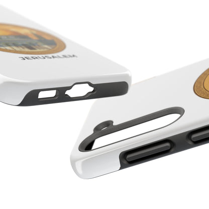 Jerusalem Dome Tough Phone Case — Golden Dome of the Rock Illustration