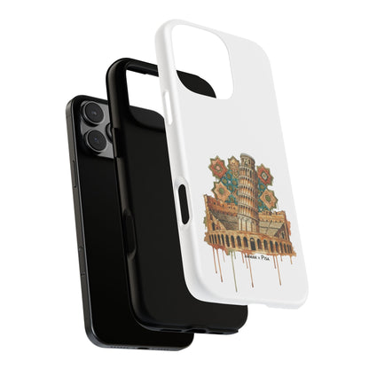 Leaning Tower Tough Phone Case — Vintage Pisa Travel Design