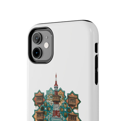 Coque de téléphone résistante — Illustration fusion Bagdad x Tokyo