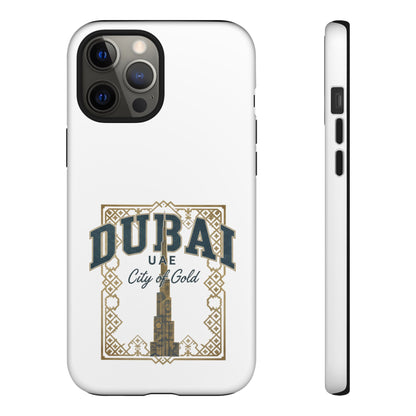 Dubai City of Gold Tough Phone Case — Protective Travel Phone Cover