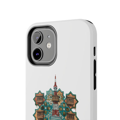 Coque de téléphone résistante — Illustration fusion Bagdad x Tokyo