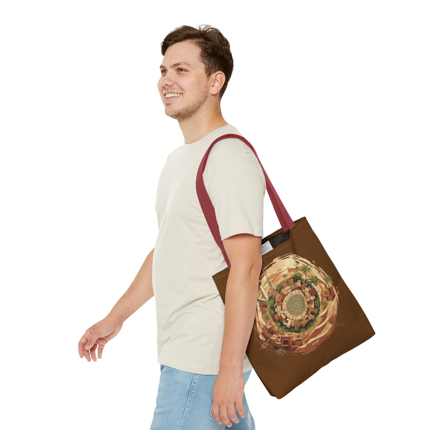 Desert Oasis Circular Art Tote