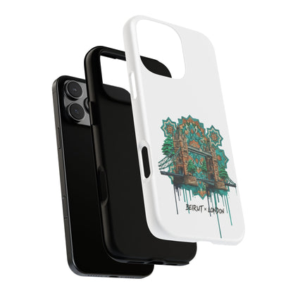 Beirut x London Ornate Phone Case — Turquoise Mosaic Gateway Design