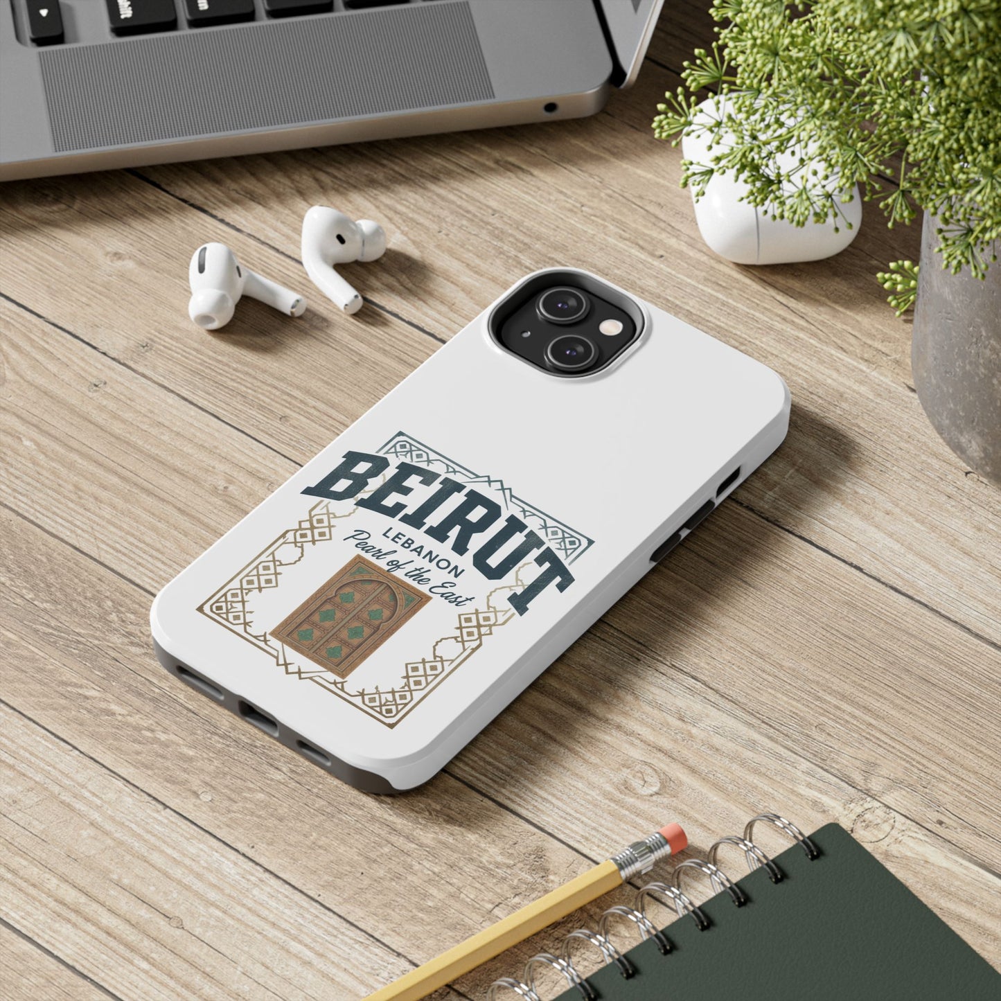 Beirut Lebanon Tough Phone Case — 'Pearl of the East' Vintage Door Design