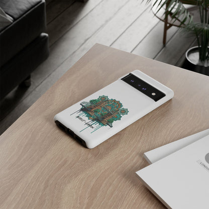 Beirut x London Ornate Phone Case — Turquoise Mosaic Gateway Design