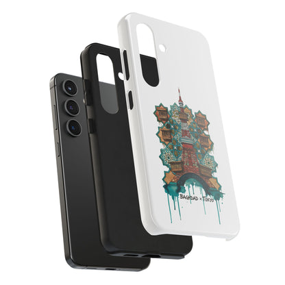 Coque de téléphone résistante — Illustration fusion Bagdad x Tokyo