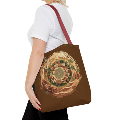 Desert Oasis Circular Art Tote