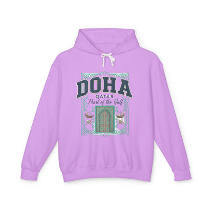 Doha Souvenir Hoodie — Qatar Pearl of the Gulf Travel Sweatshirt