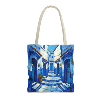 Mediterranean Blue Alley Tote