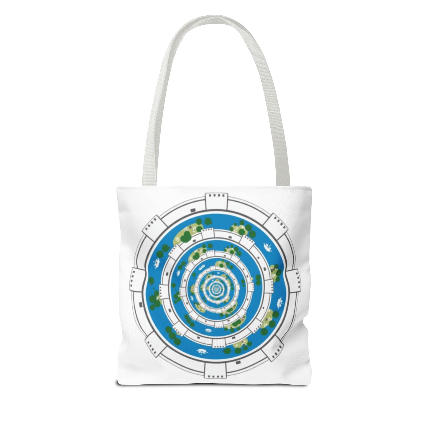 Spiral Island Tote Bag – Nautical Mandala All-Over Print Tote