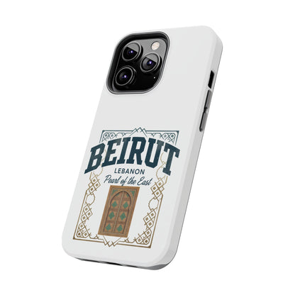 Beirut Lebanon Tough Phone Case — 'Pearl of the East' Vintage Door Design