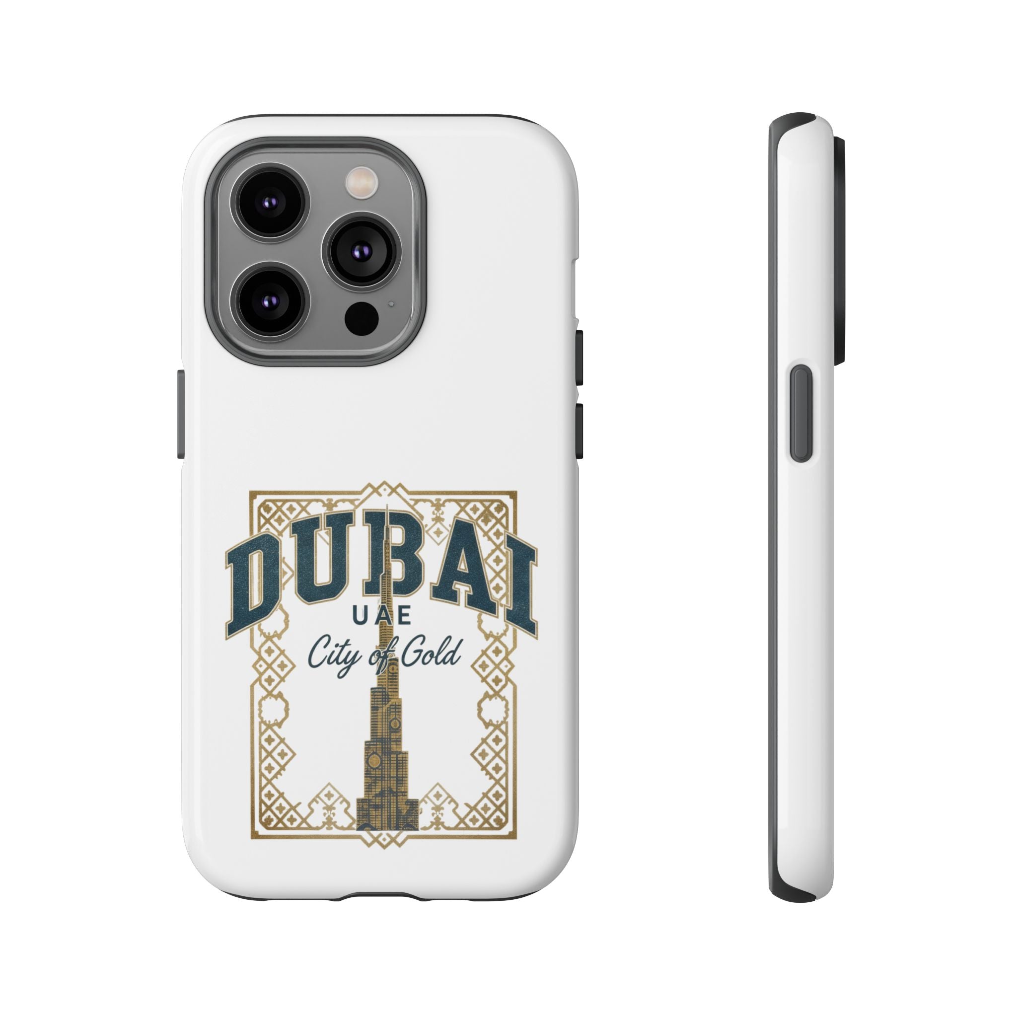 Dubai City of Gold Tough Phone Case — Protective Travel Phone Cover