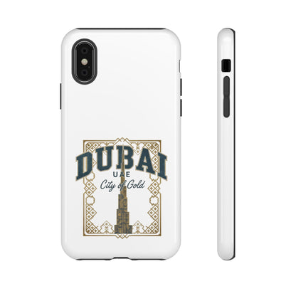 Dubai City of Gold Tough Phone Case — Protective Travel Phone Cover
