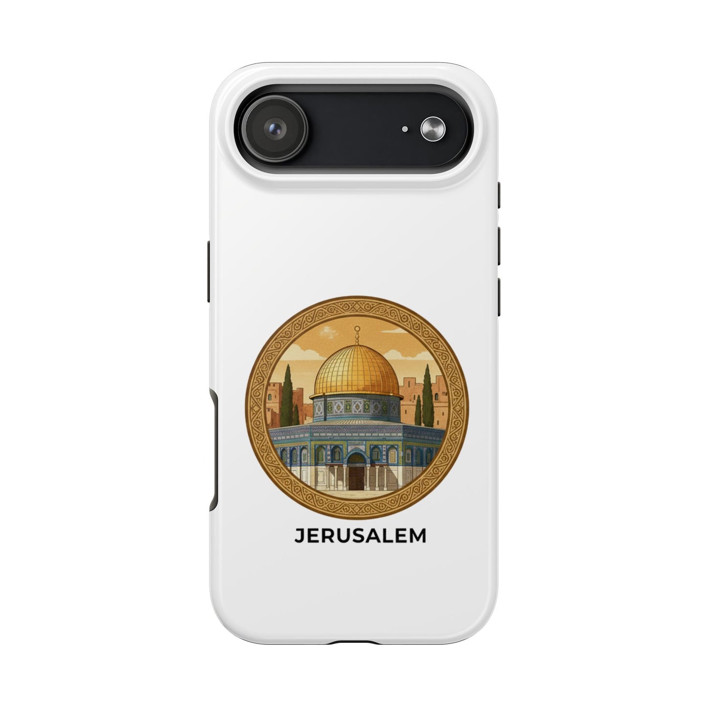 Jerusalem Dome Tough Phone Case — Golden Dome of the Rock Illustration