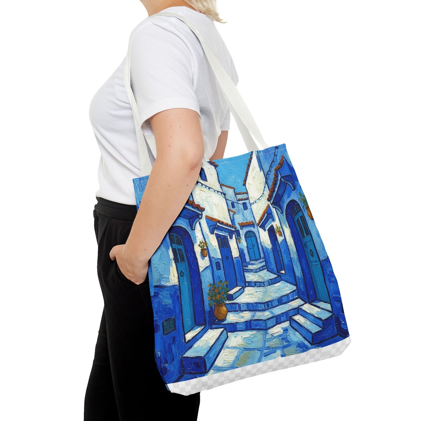 Mediterranean Blue Alley Tote