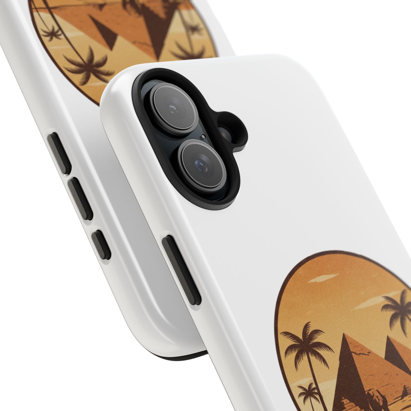 Cairo Pyramids Tough Phone Case — Vintage Egypt Travel iPhone/Android Protective Cover