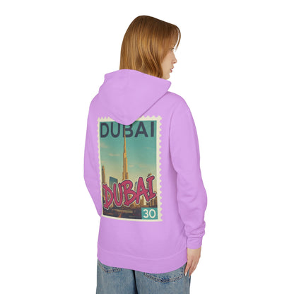 Dubai Vintage Postage Stamp Hoodie – Travel Souvenir Sweatshirt