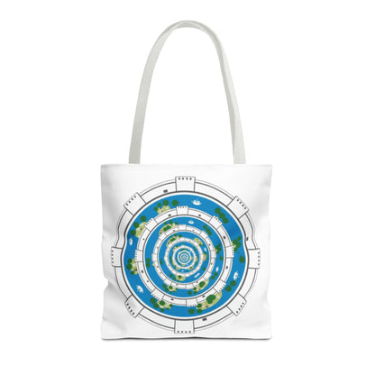 Spiral Island Tote Bag – Nautical Mandala All-Over Print Tote